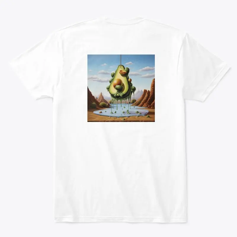 Avocado Reverie: Dalí's Celestial Whimsy