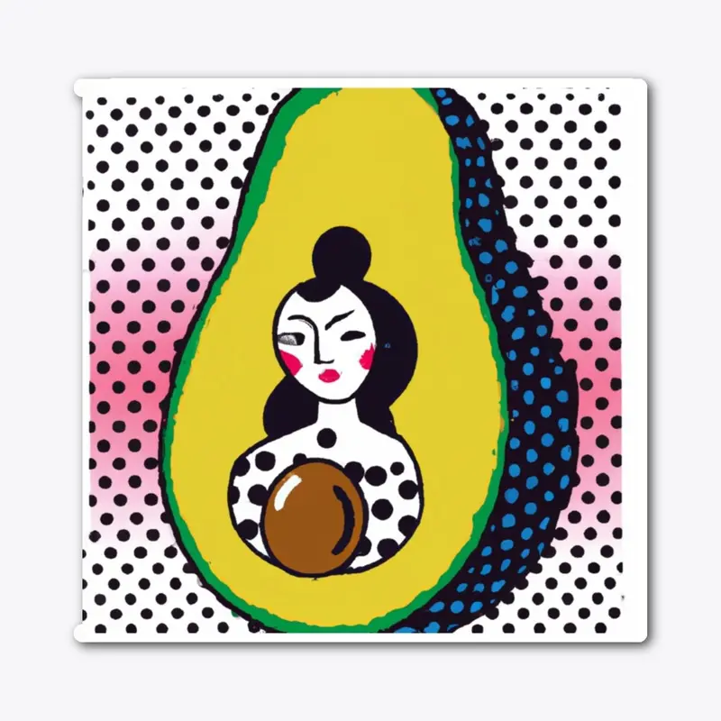 Avocado Pop Art